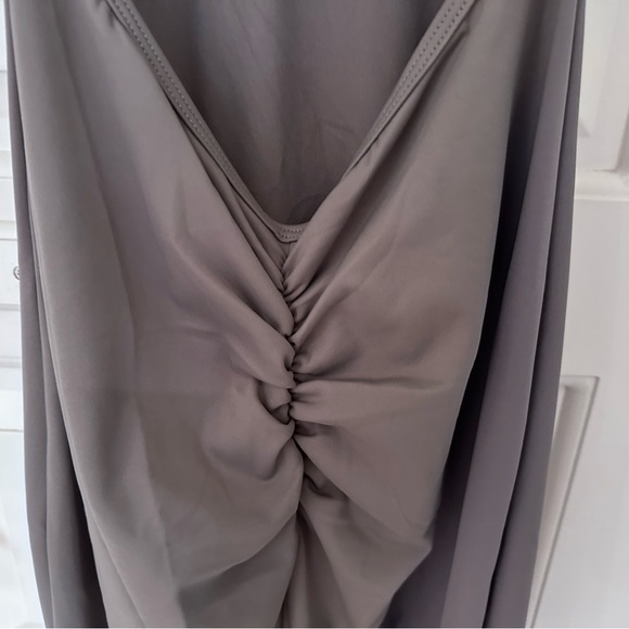 Trendy,  Backless Jumpsuit  Bodysuit with Flared Legs in Size Sm in Black - Picture 13 of 16